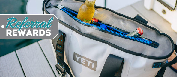 Start the New Year with Referral Rewards and win a Yeti Cooler!