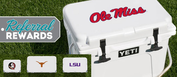 Tip Off 2017 with Referral Rewards and Win a Yeti Cooler!